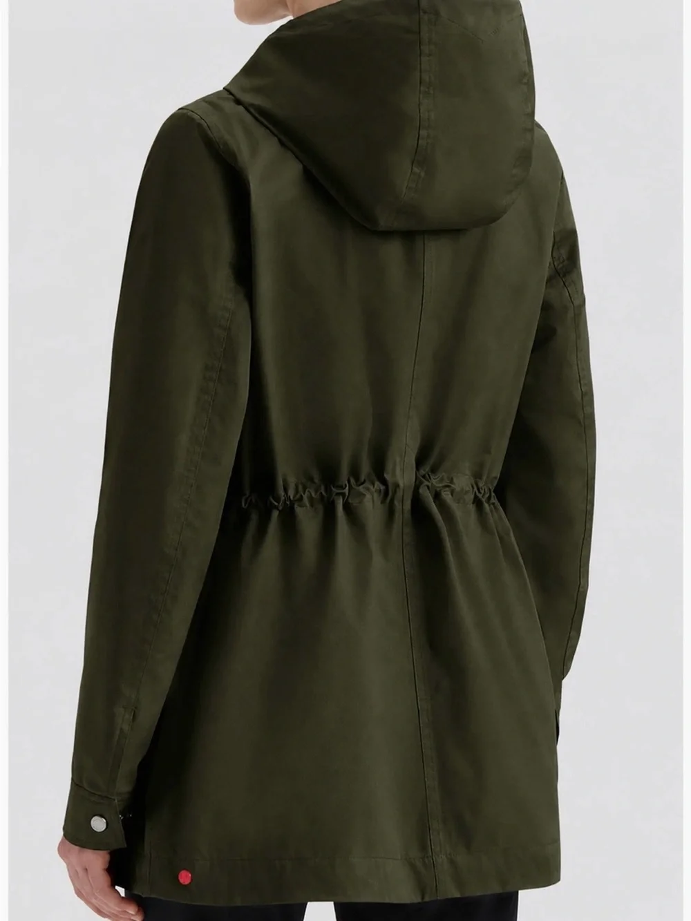 NWT-HUNTER Adela Water Repellent Cotton Canvas Hooded Jacket women’s size small